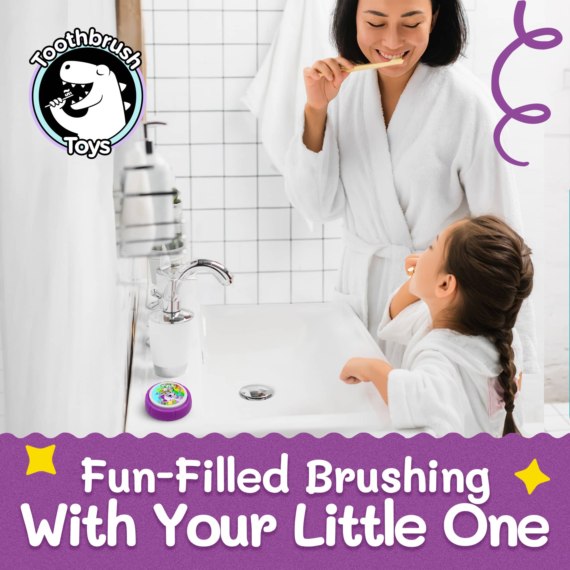 Zoonicorn® Kids Toothbrush Timer by Toothbrush Toys - 2 Minute Timer