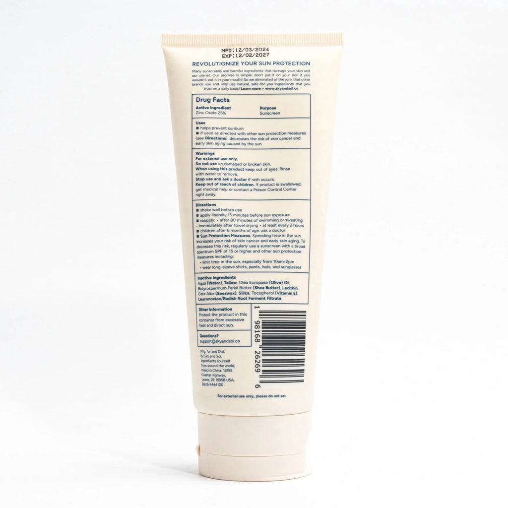 XL Sky and Sol Body Sunscreen SPF 50 (7.05 oz)